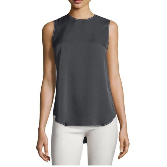 THEORY 100%Silk sleeveless blouse Size medium - Picture 1 of 16